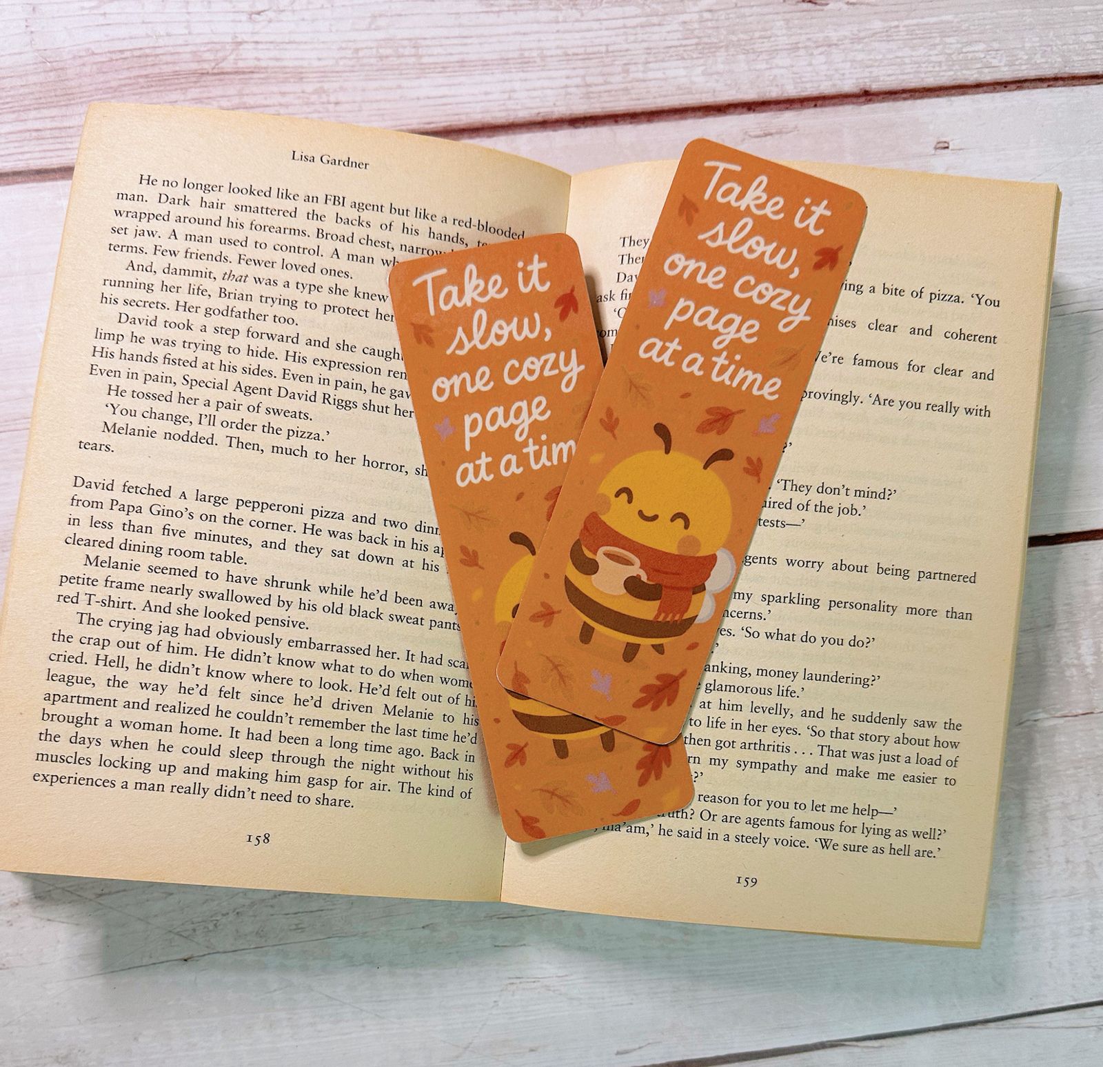 Take It Slow Autumn Bookmark
