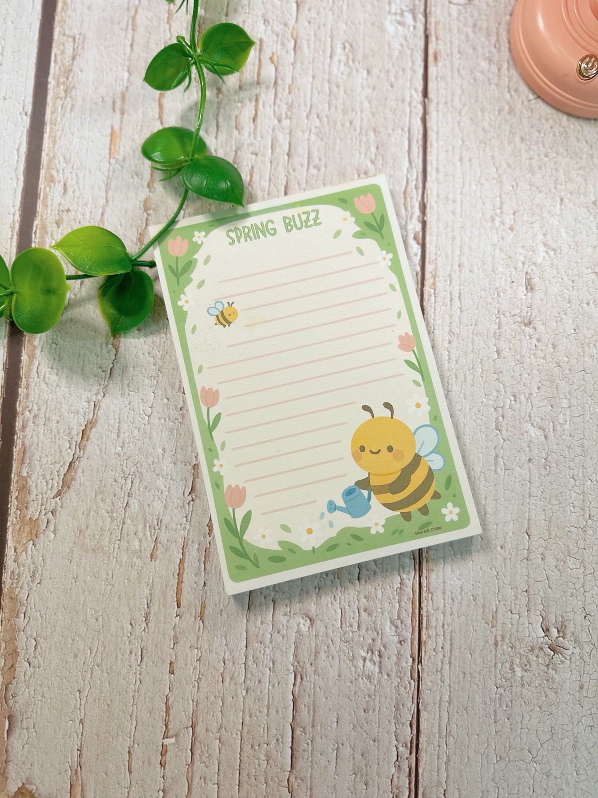 Spring Buzz Notepad