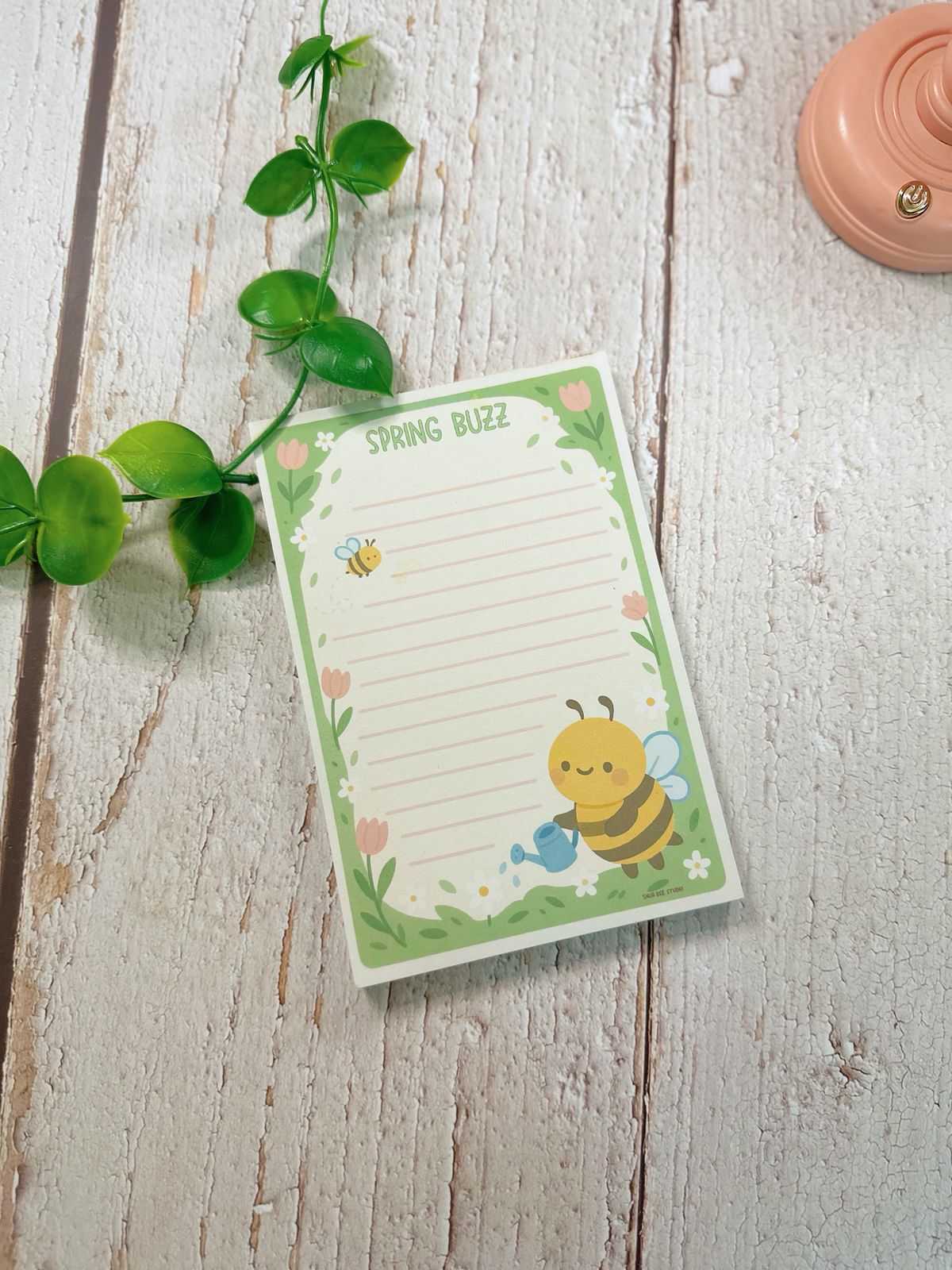Spring Buzz Notepad