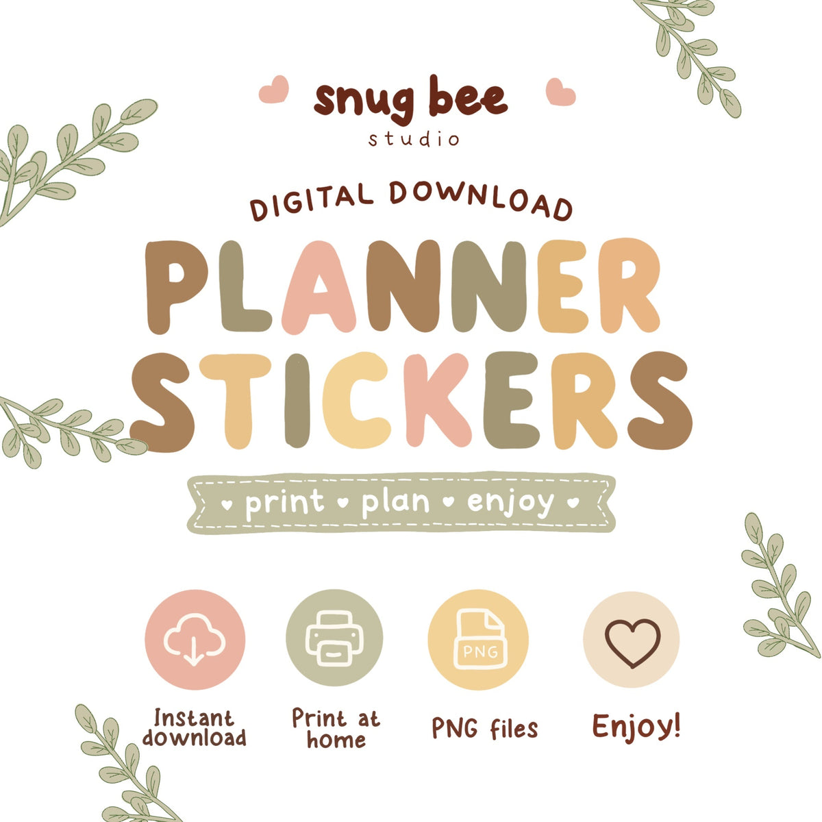 Printable Planner Stickers