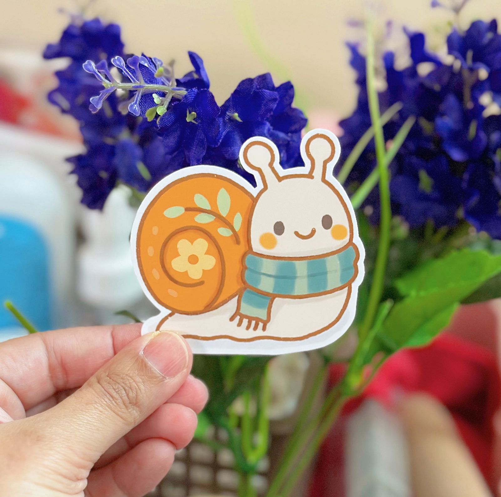 Poppy Die Cut Printable Sticker