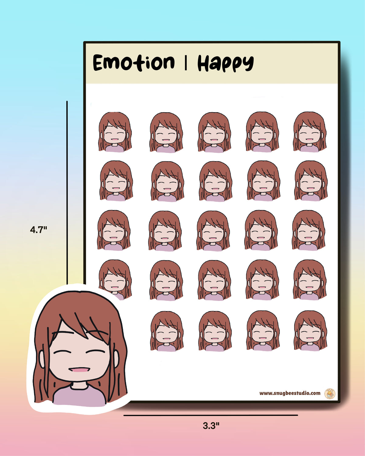 Printable Emotion | Happy