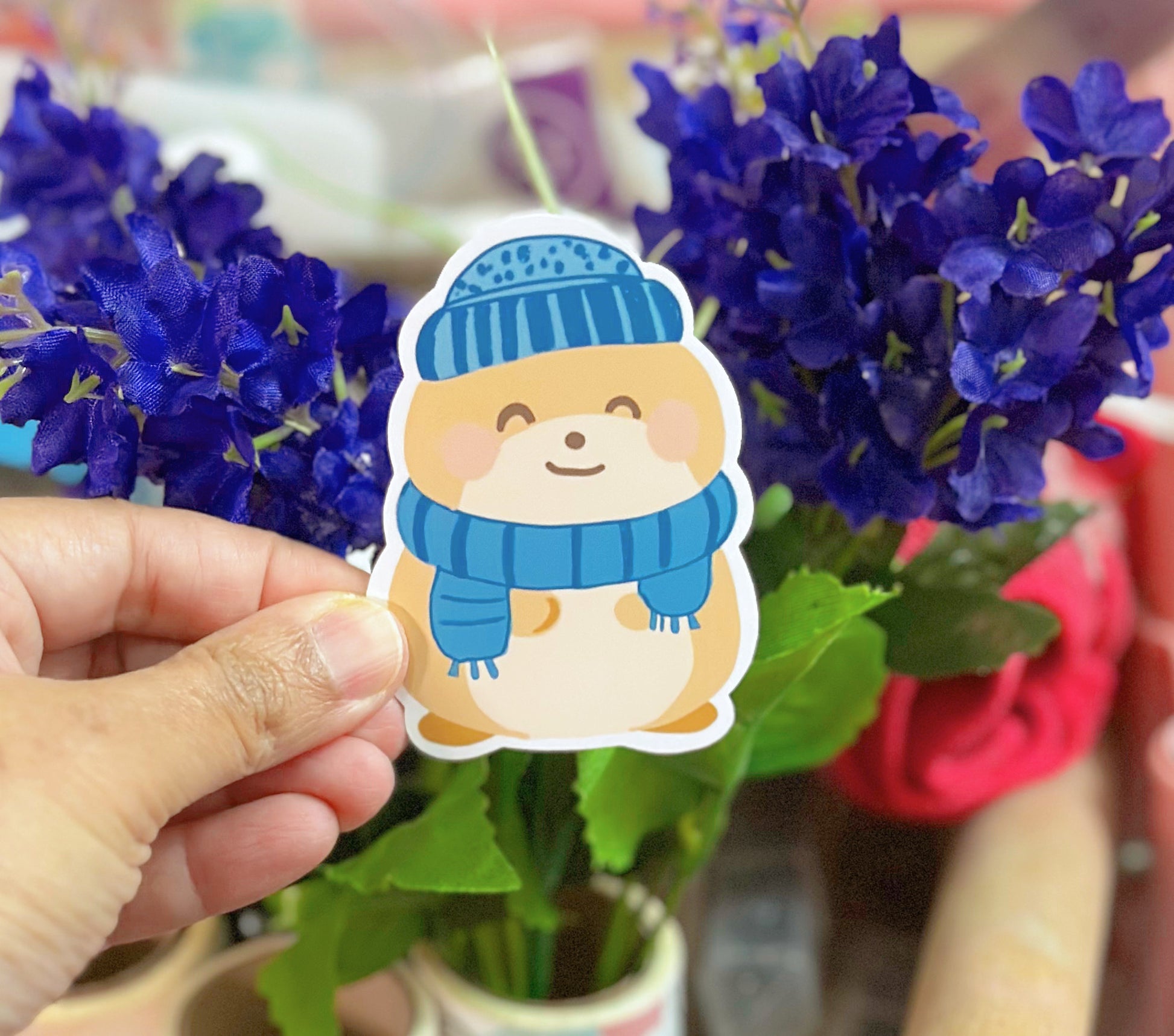 Woolie Waterproof Die Cut Sticker