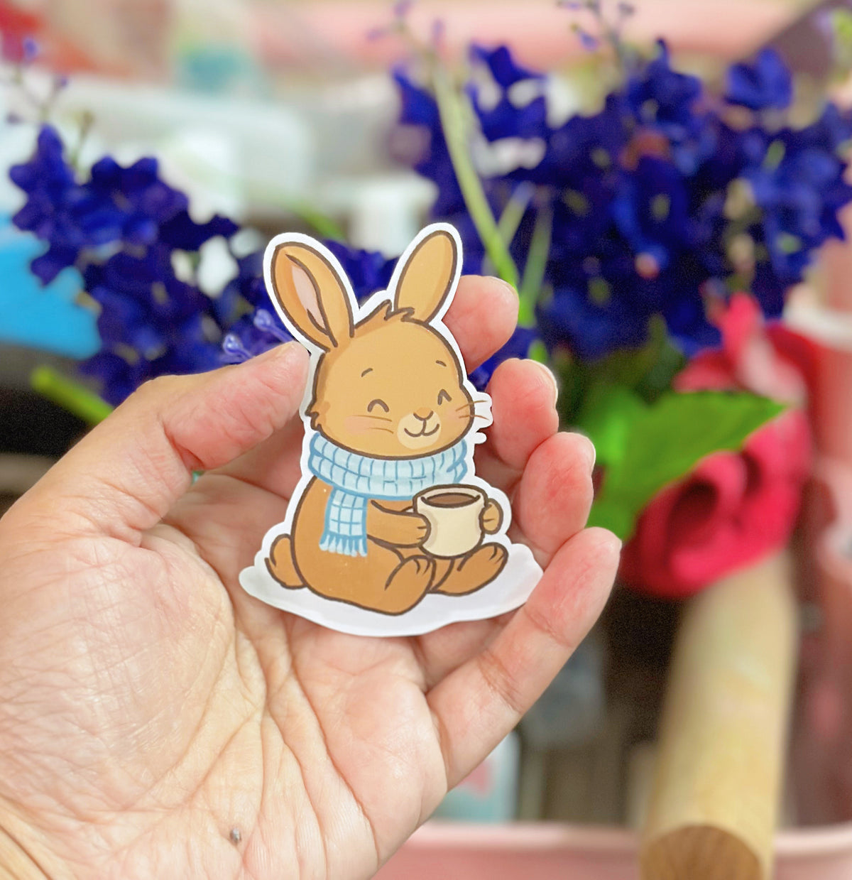 Nibble Waterproof Die Cut Sticker