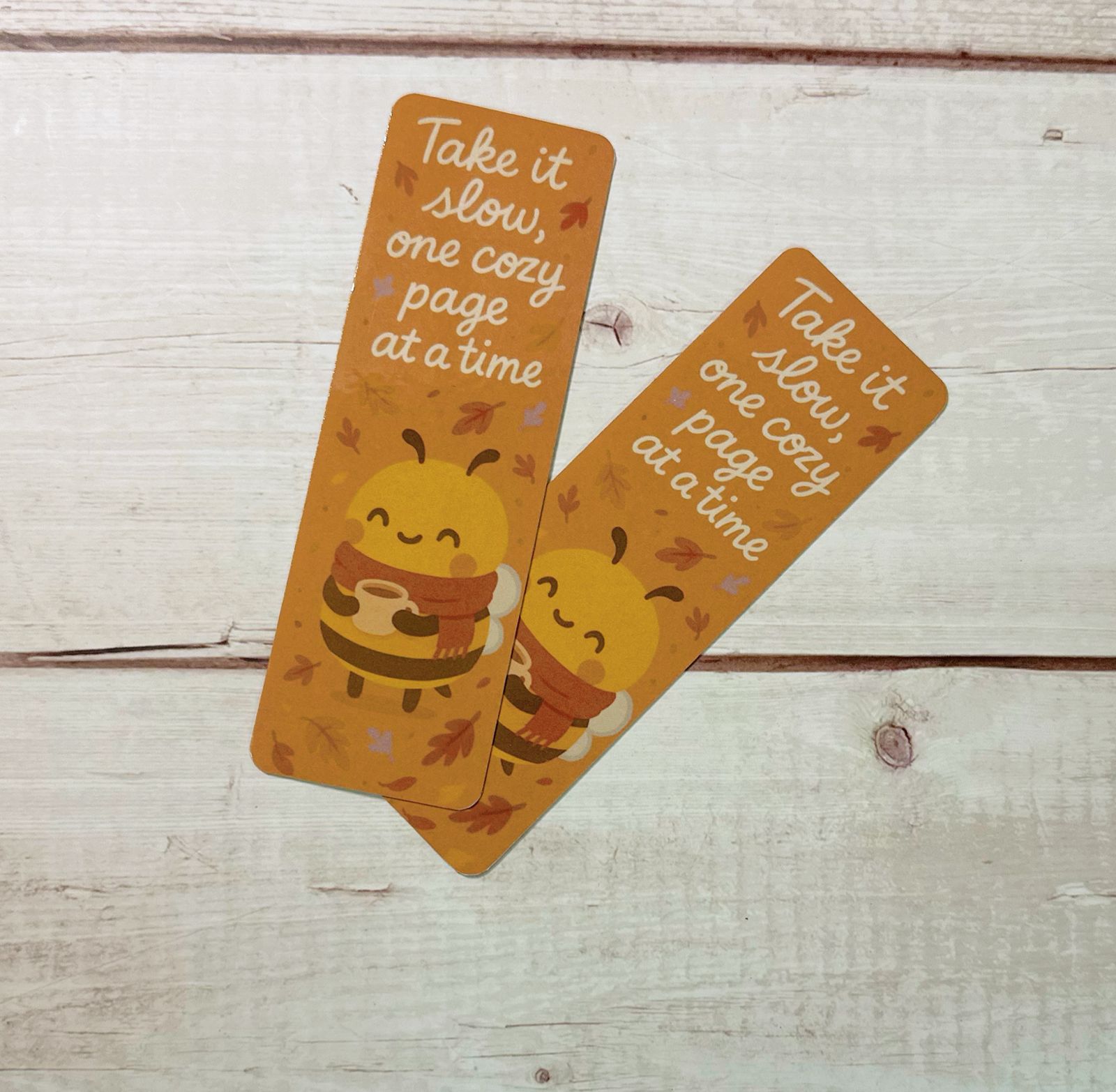 Take It Slow Autumn Bookmark