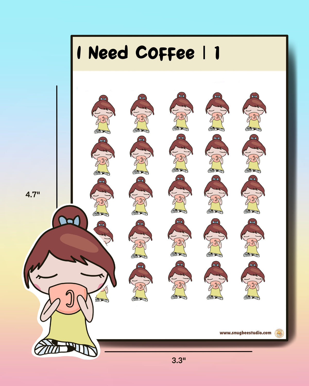 Printable I Need Coffee | 1