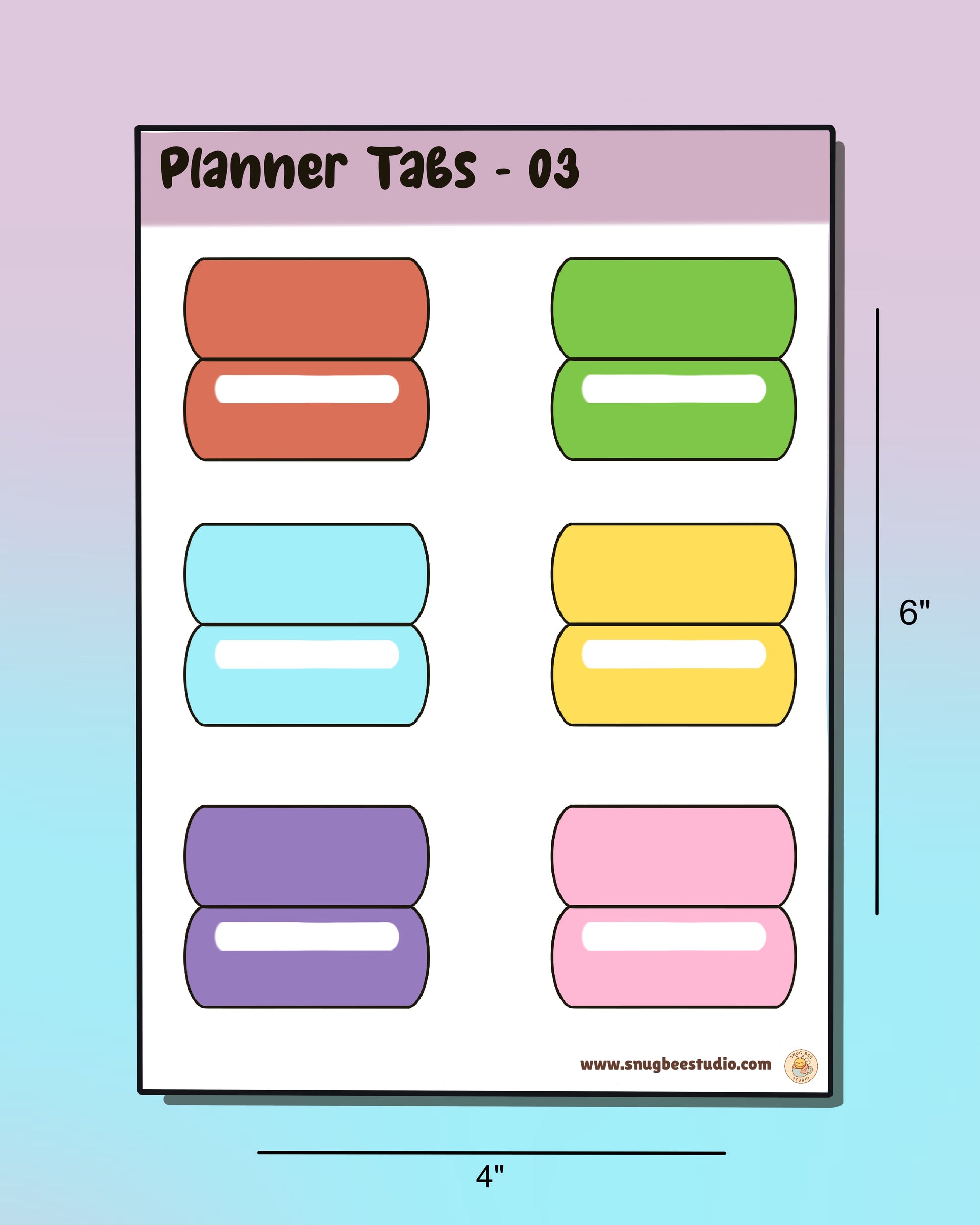 Planner Tabs