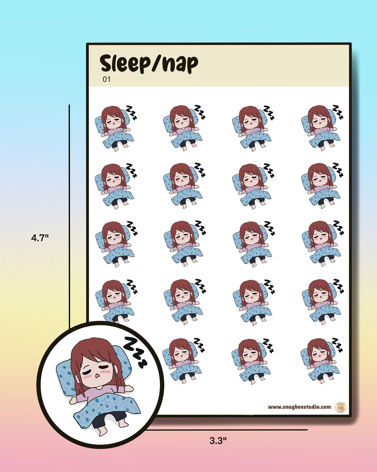 Printable Emotion | Sleepy