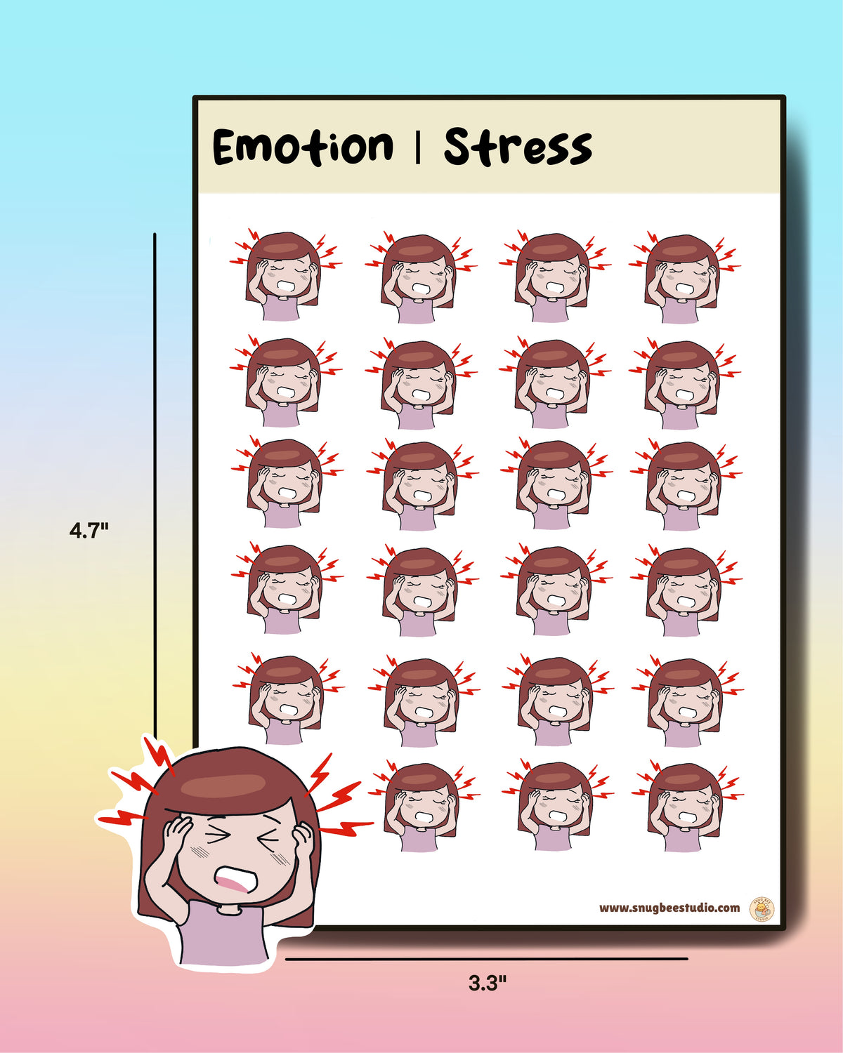 Printable Emotion | Stress